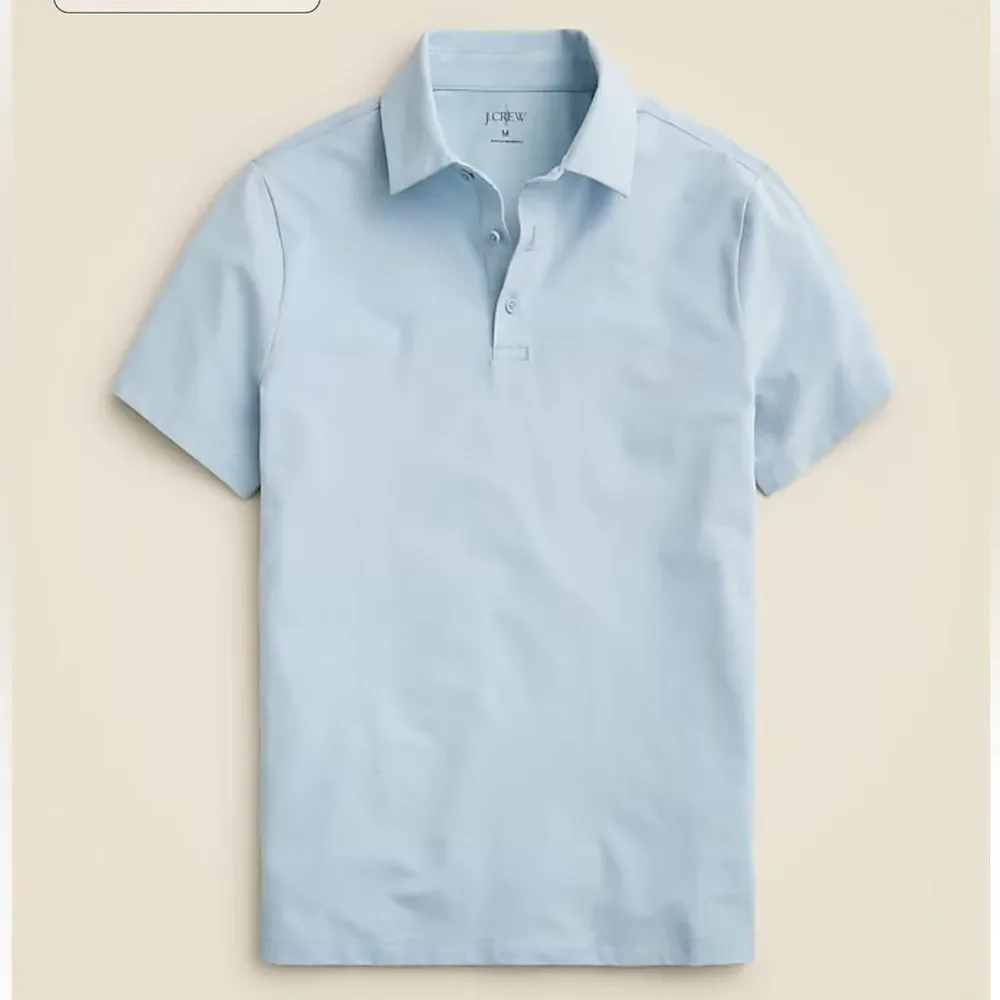 J. Crew performance polo shirt with COOLMAX technology. Size L.